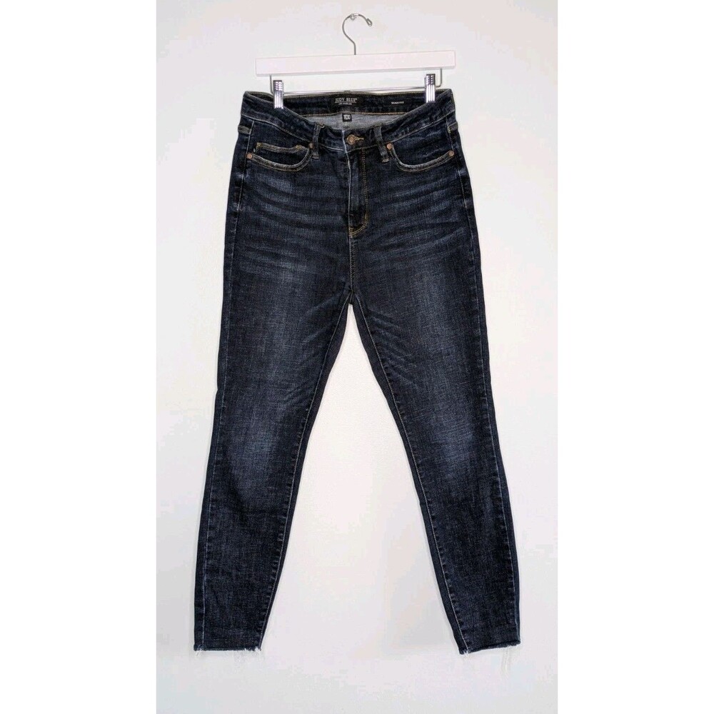 Judy Blue Jeans Womens 11/30 Blue Skinny Fit Hi Rise Stretch Denim Casual